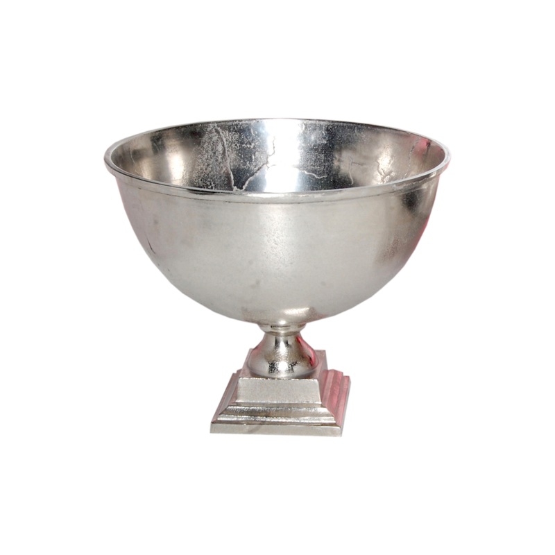Metal Bowl with Square Base