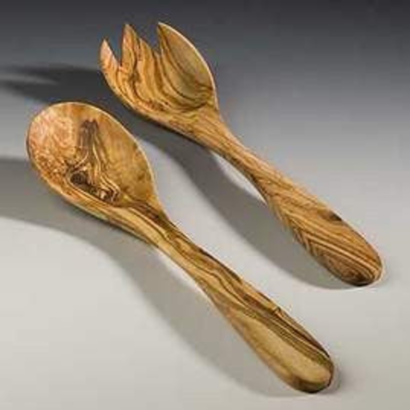 Wood Salad Servers