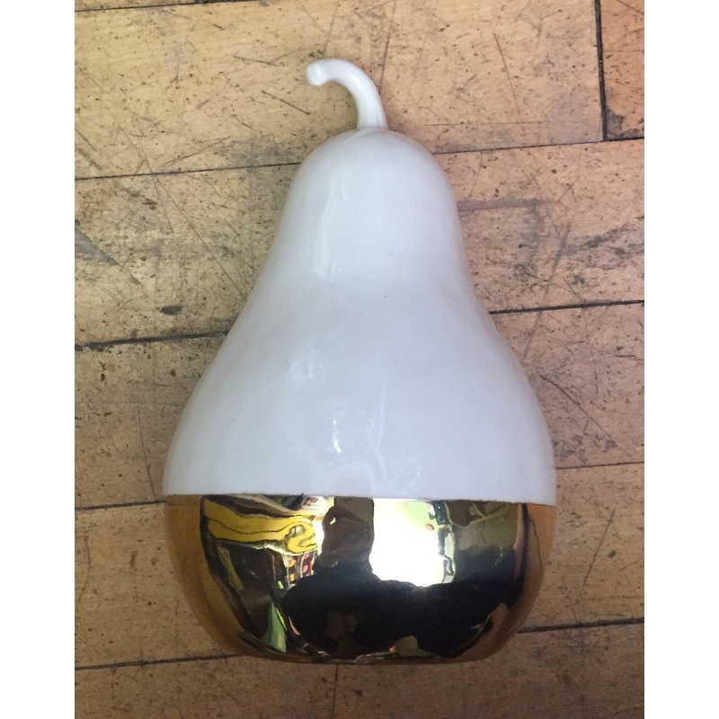 Decorative Pears with Gold Trim