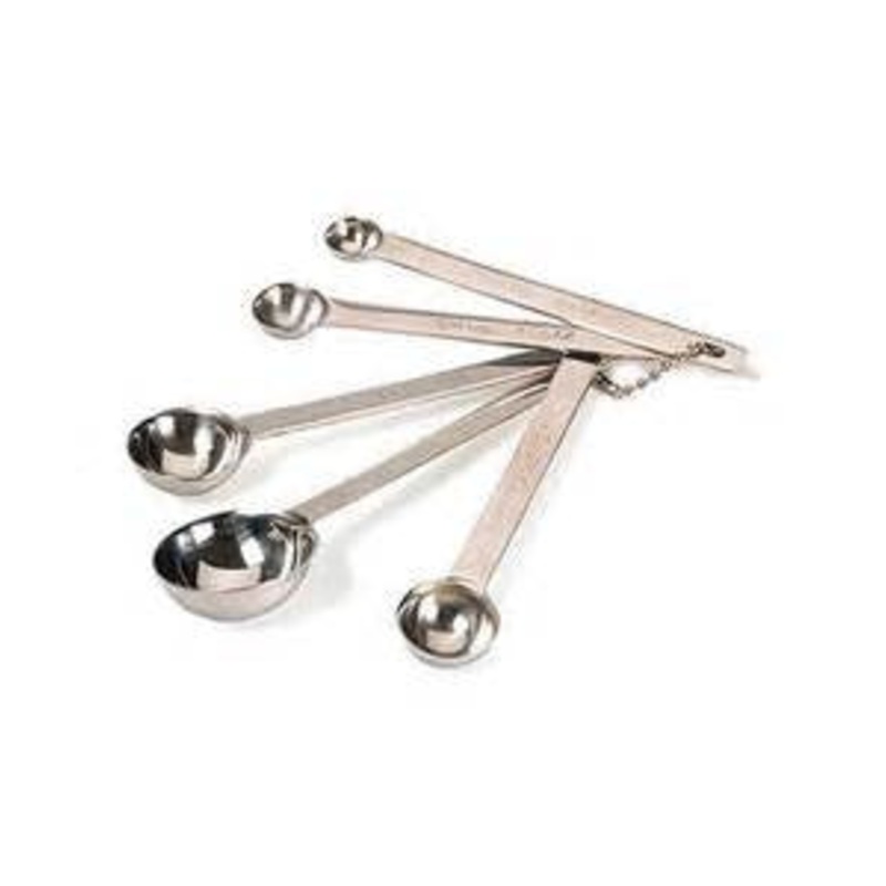 Measuring Spoon Set With Round or Oval Bowls