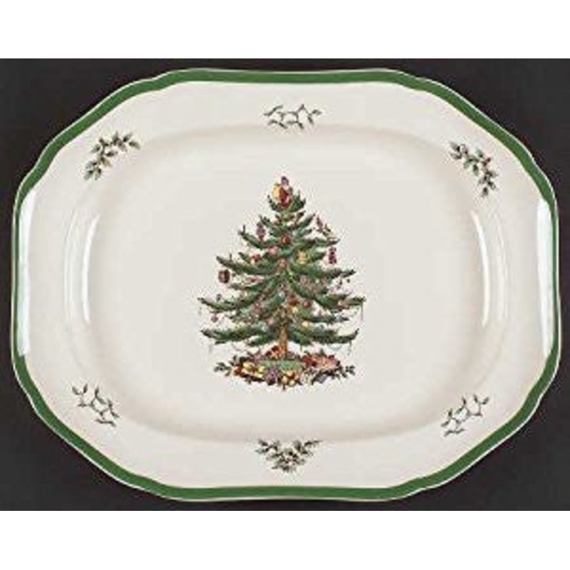 Spode Christmas Tree Platters & Bowls