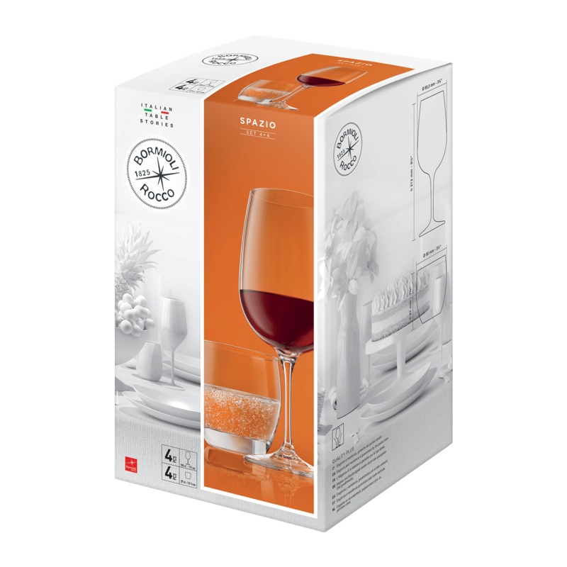 Bormioli Spazio Wine - Box of 4