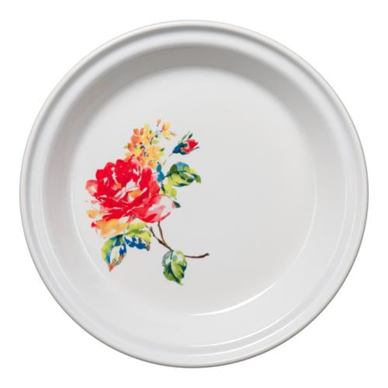 Fiesta Floral Bouquet Deep Dish Pie Pan