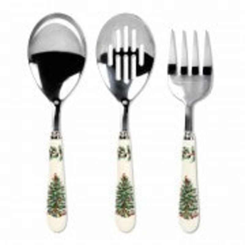 Spode Christmas Tree Serving Cutlery