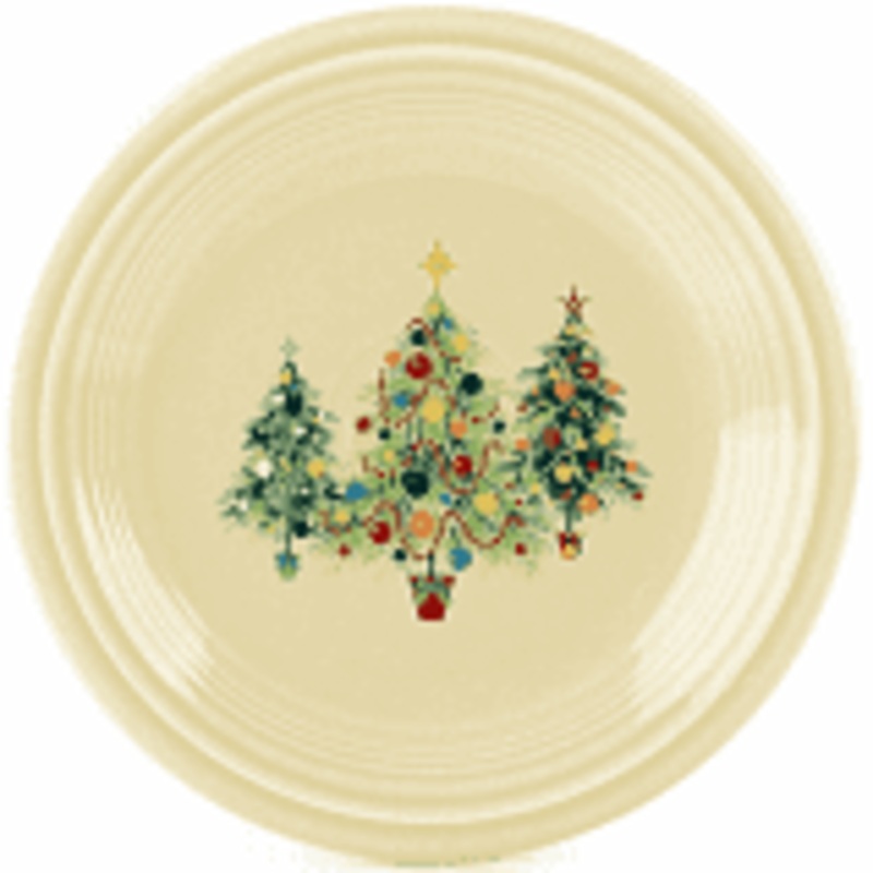 First Christmas Tree Trio of Trees Salad Plate