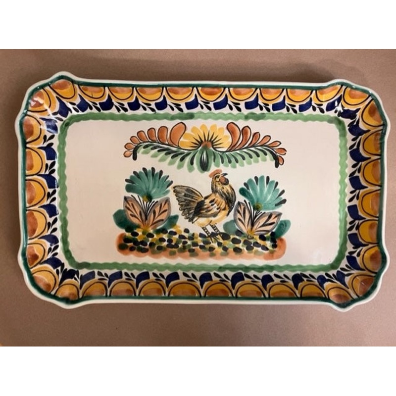 Red Rooster Platter - Gorky Gonzalez