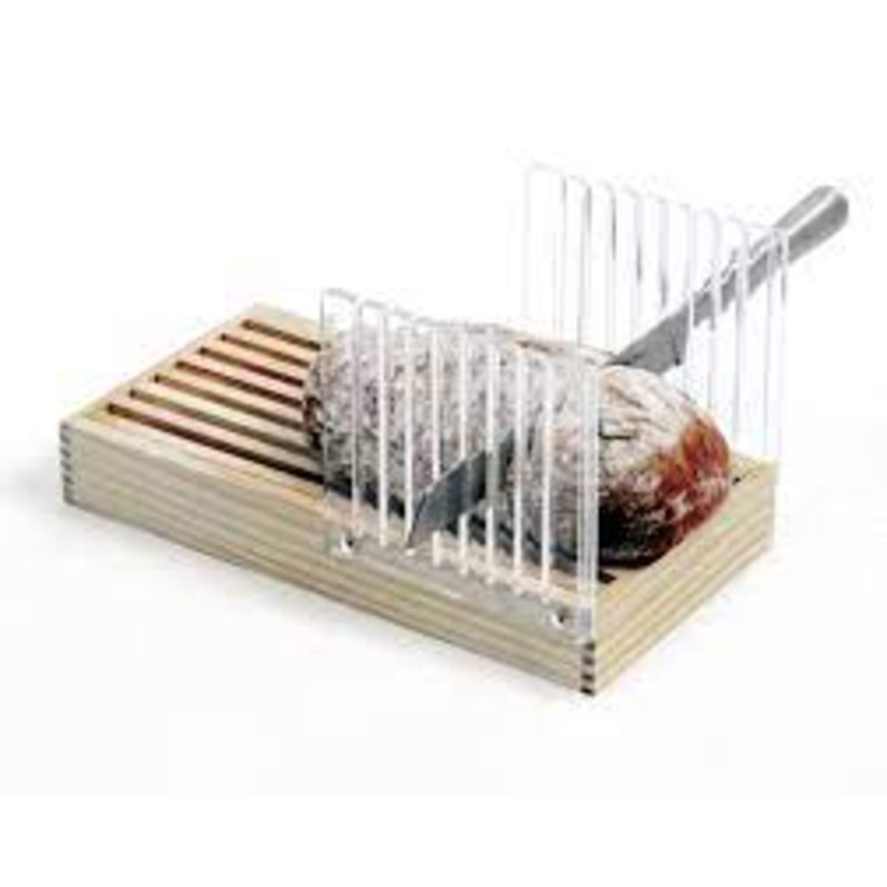 Acrylic Bread Slicer with Crum Catcher