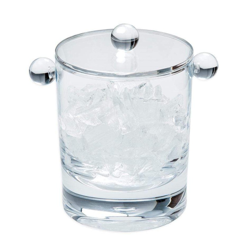 CASPARI - Ice Bucket & Lid, Acrylic 60oz, in Crystal Clear