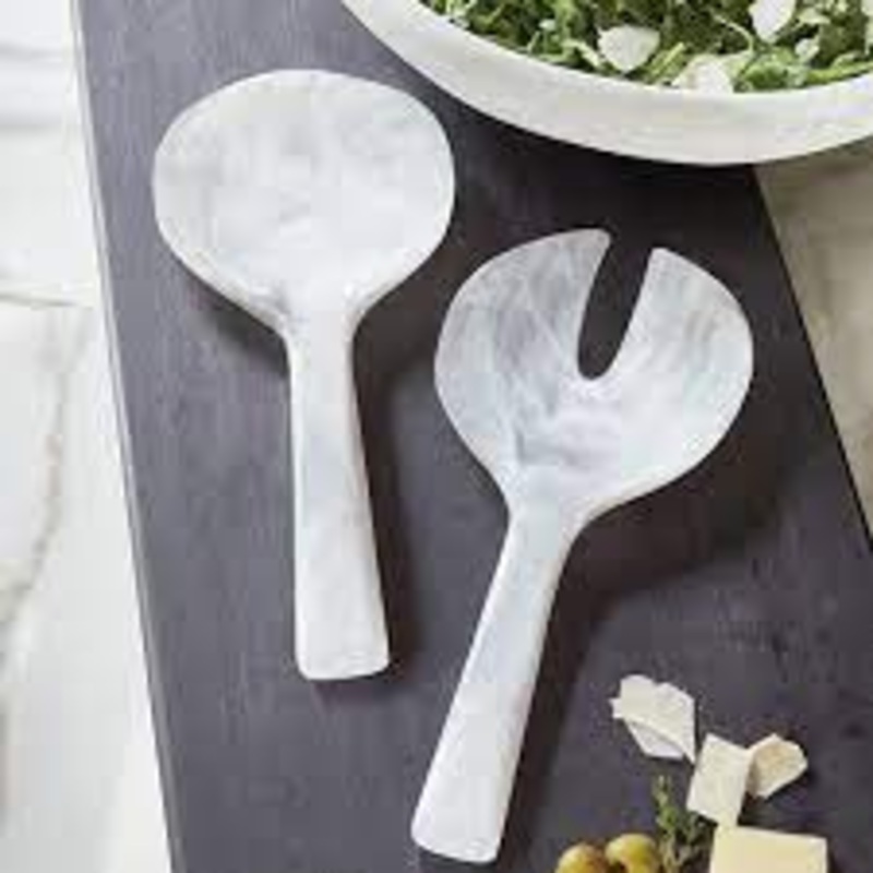 Lucite Salad Serving Set