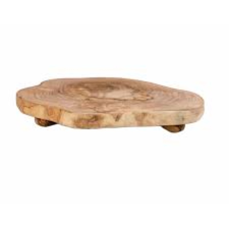 Olive Wood Pedestal Stand