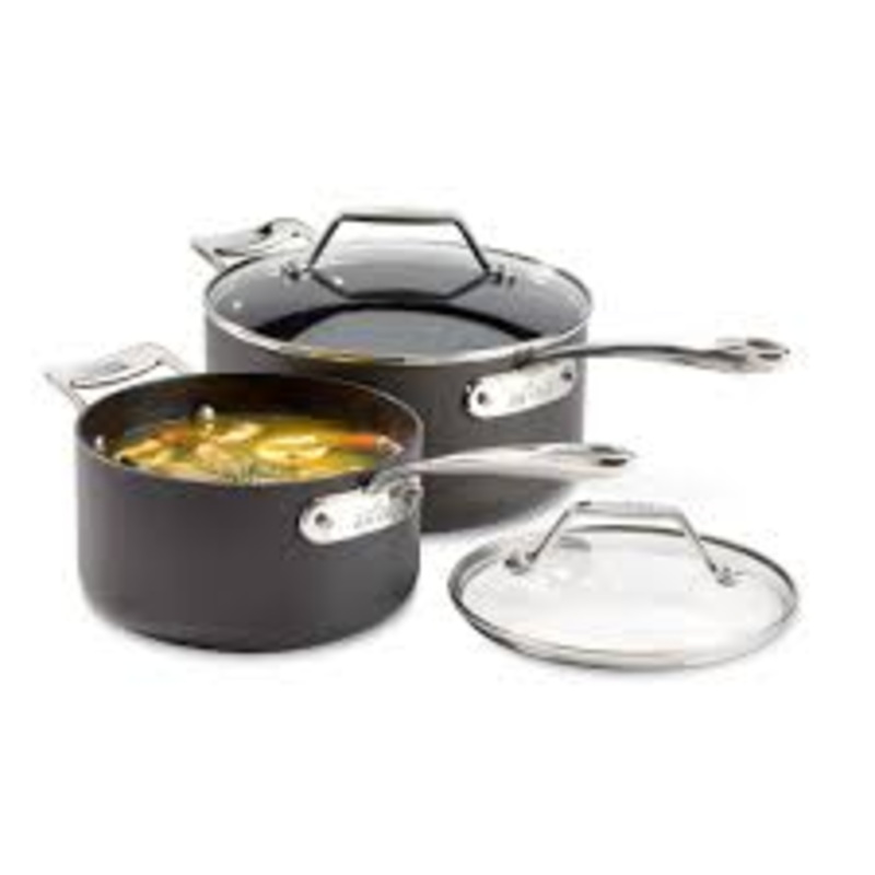 All Clad Essentials Sauce Pan Set
