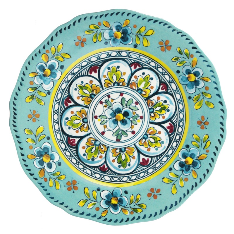 Colorful Turquoise Plate