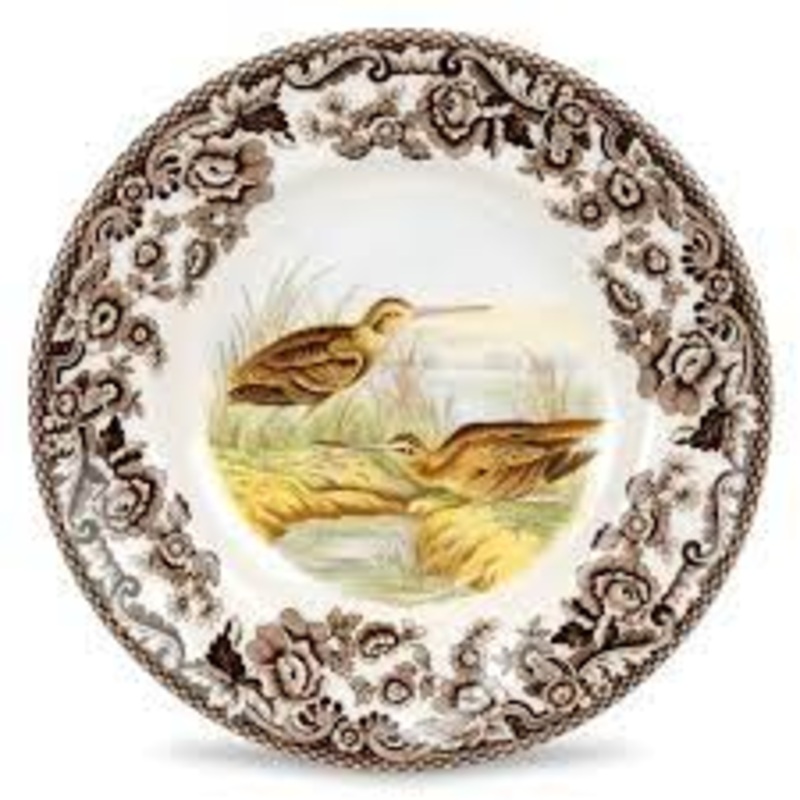 Spode Woodland Bread and Butter Snipe Plate