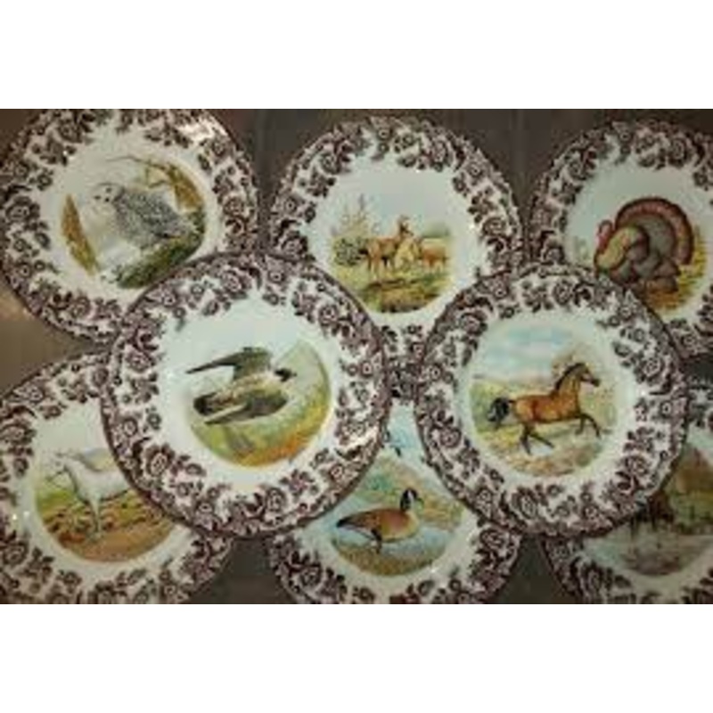Spode Woodland Salad Plates - Variety