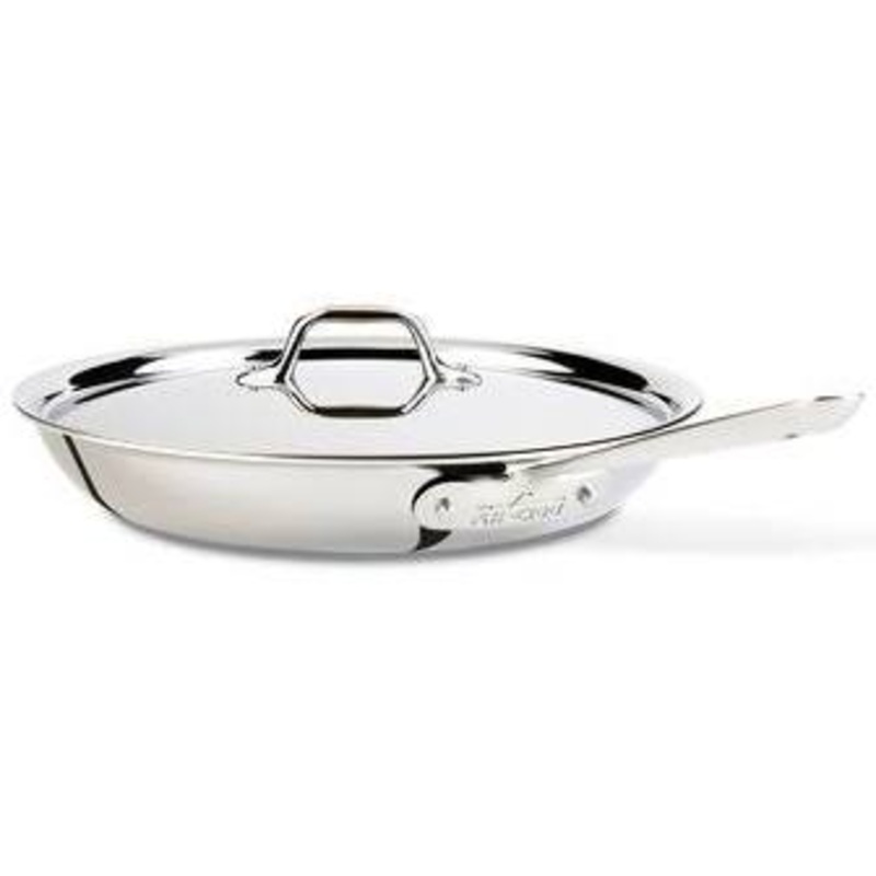 All-Clad Stainless Steel 12-Inch Covered Fry Pan