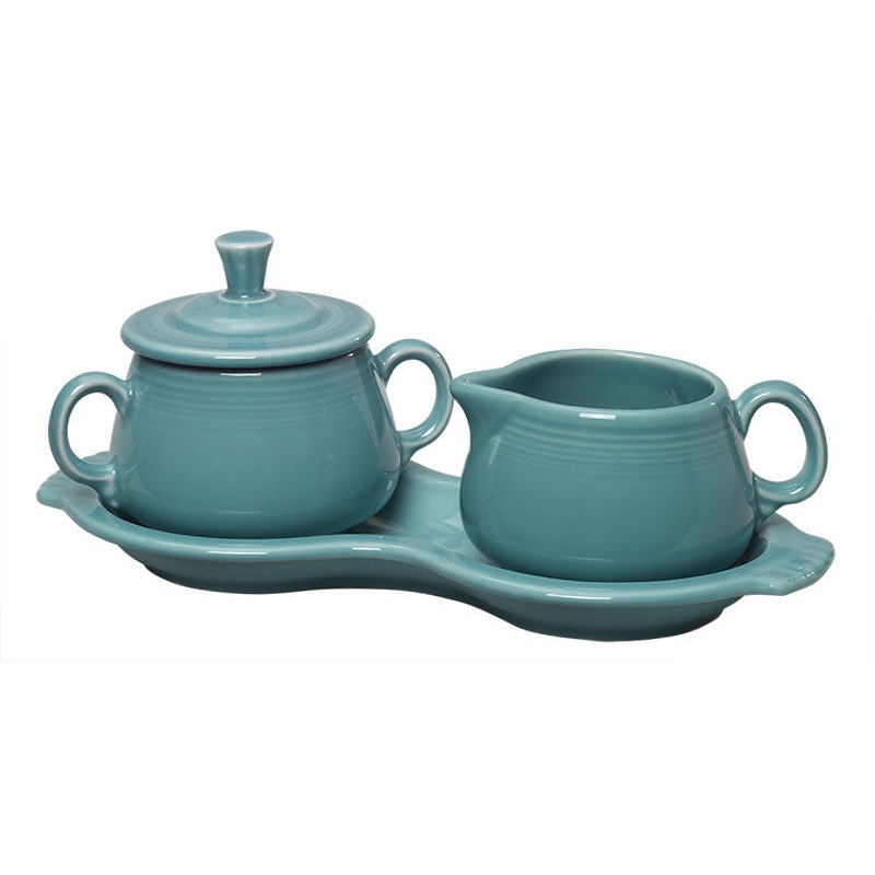Fiesta Sugar & Creamer Tray Set