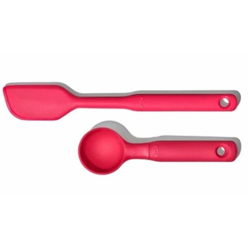 OXO -Silicone Cookie Scoop & Small Spatula Set