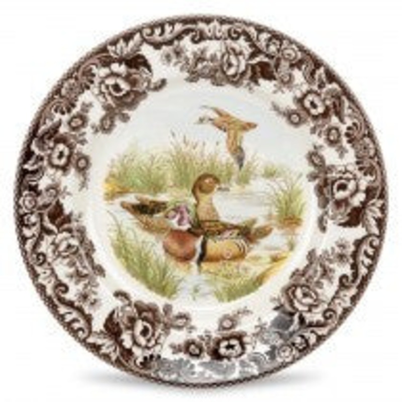 Spode Woodland Wood Duck Salad Plate, 8"