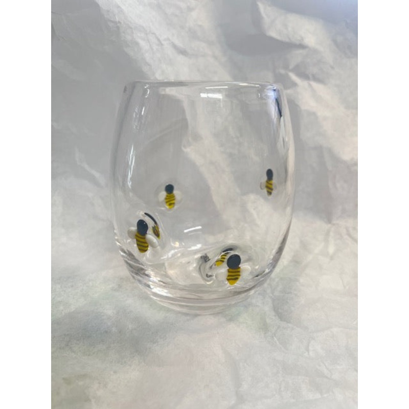 Blown Glass Bee Glass