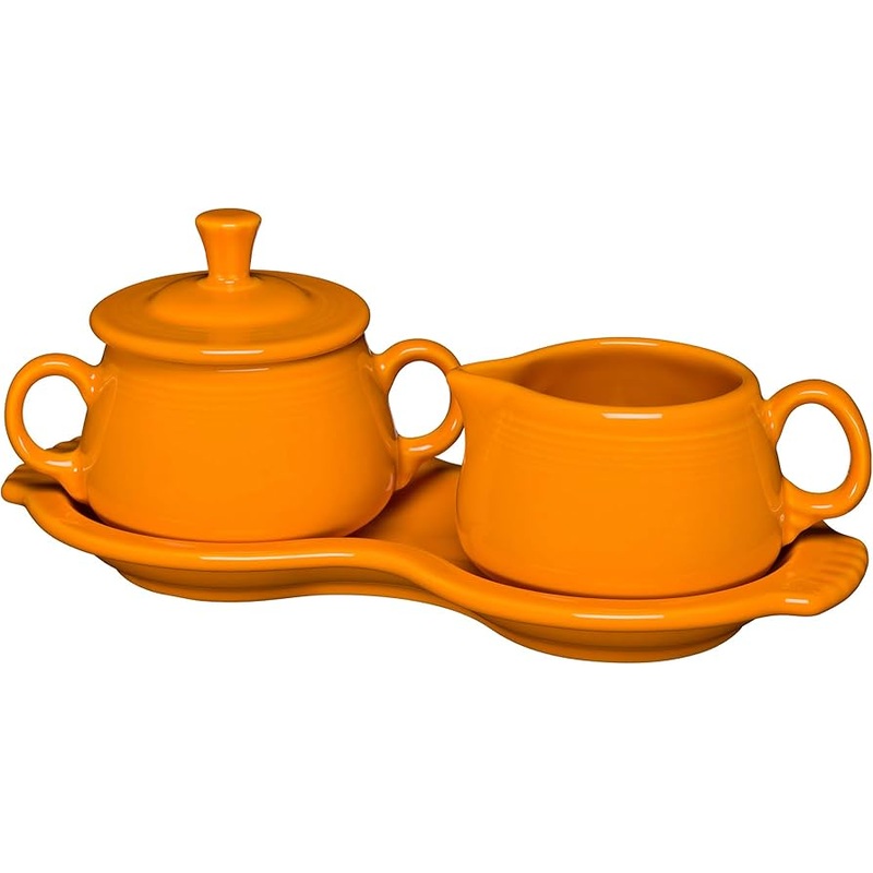 Cream & Sugar Set on Tray