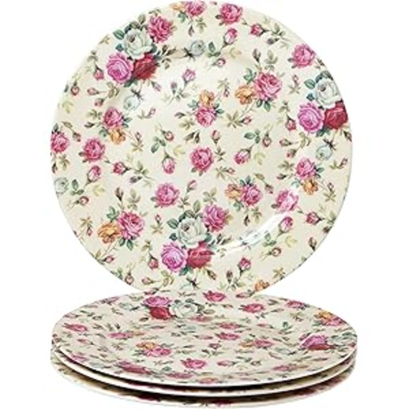 Floral Accent Plates*