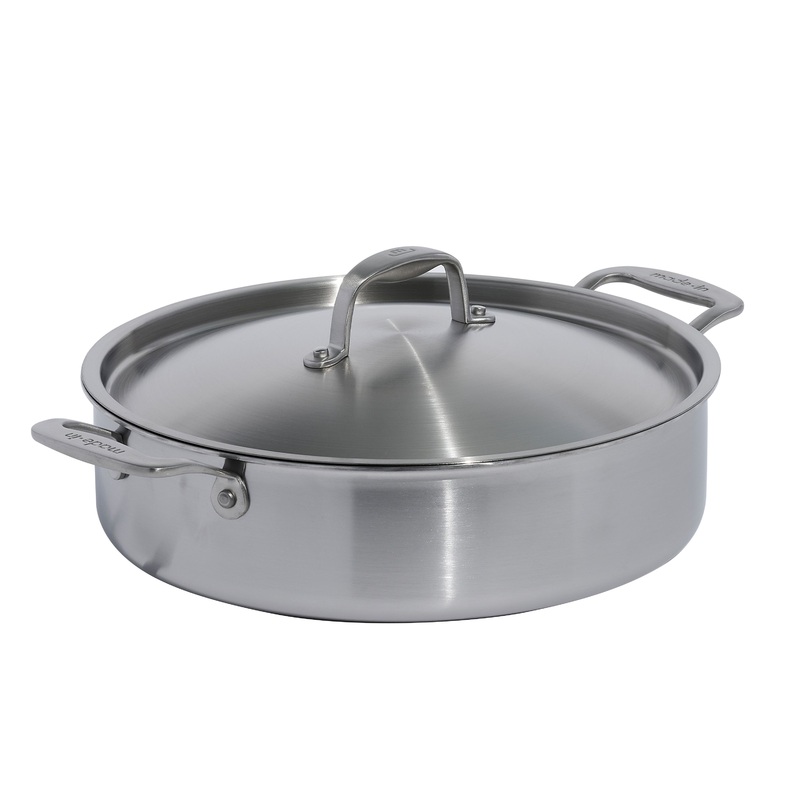 MADE IN -  Stainless Clad 6 qt. Rondeau with Lid