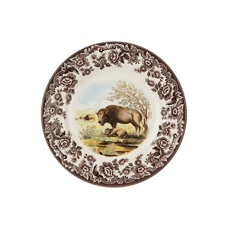 Spode Woodland Bison Salad Plate