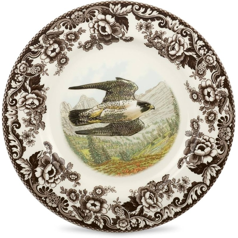 Spode Woodland Falcon Dinner Plate, 10.5"