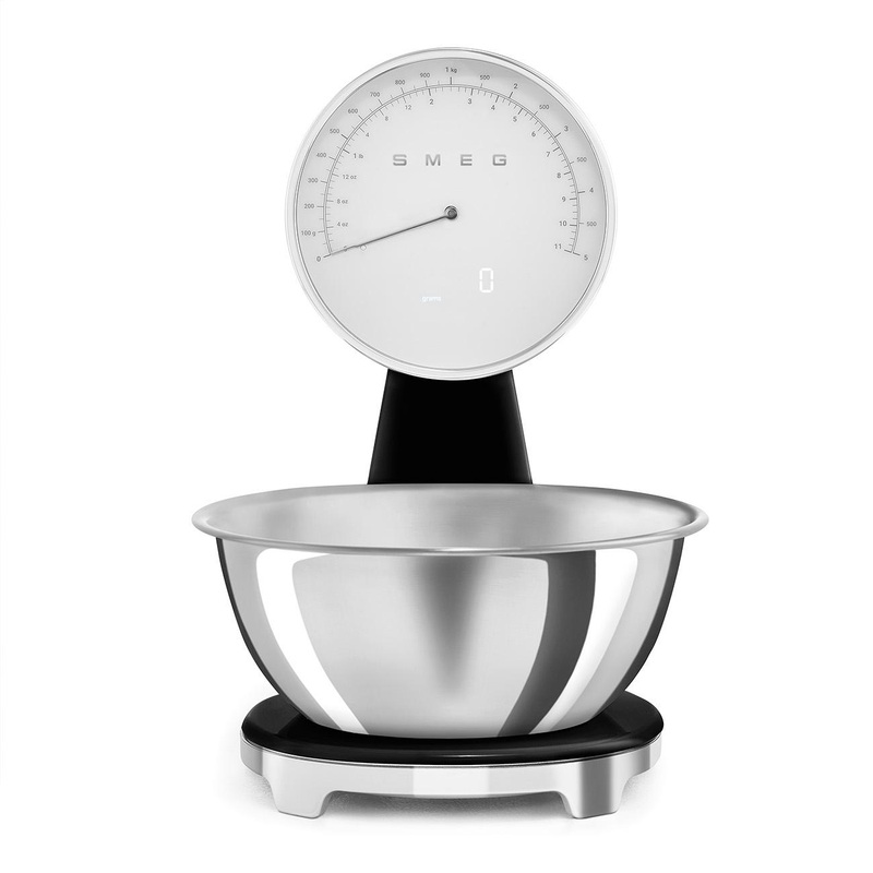 Smeg Analog and digital Kitchen Scale KSF01BLWW