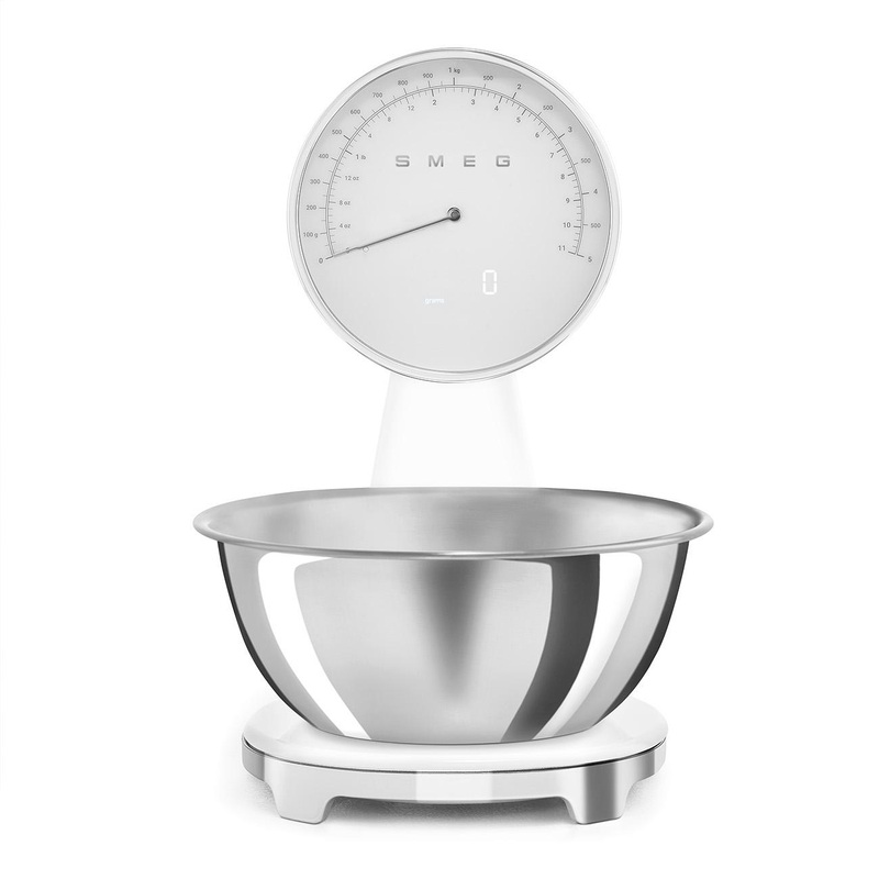 Smeg Analog and digital Kitchen Scale KSF01WHWW
