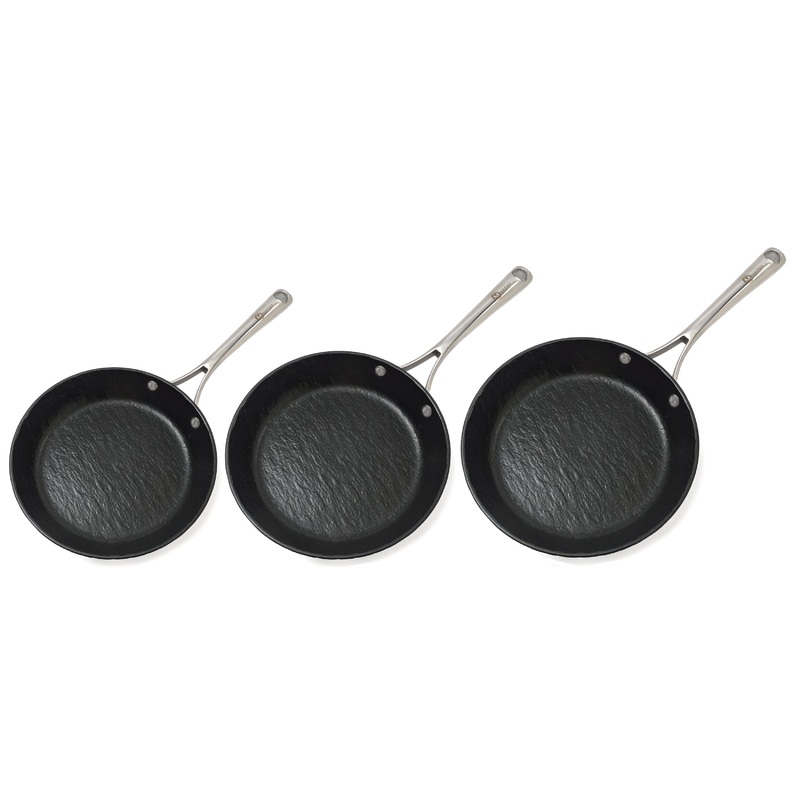 Vitantonio 3-Piece Magma fry pan set with 28cm Lid 88202428