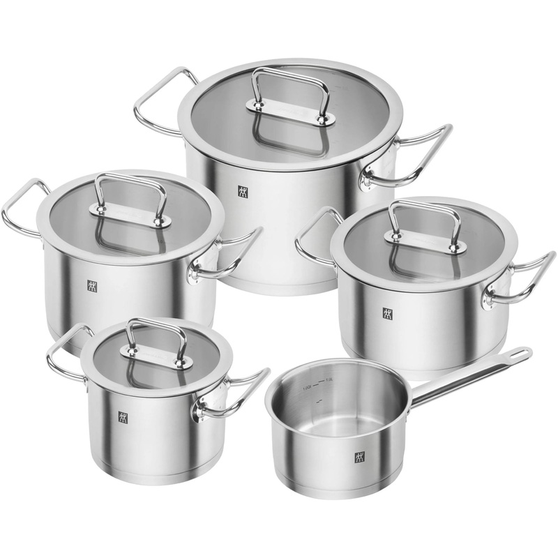 Zwilling 9-Piece Stainless Steel Cookware Set 1006088