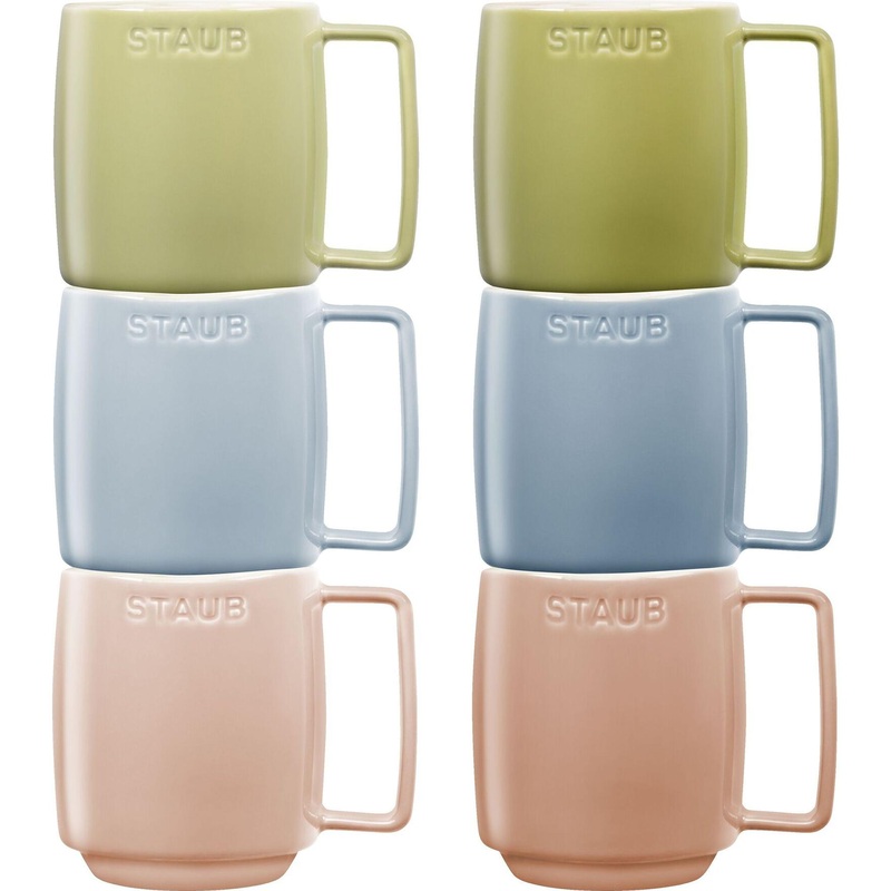 Staub 6-Piece Macaron Coffee Mug Set 350 ml 1029095