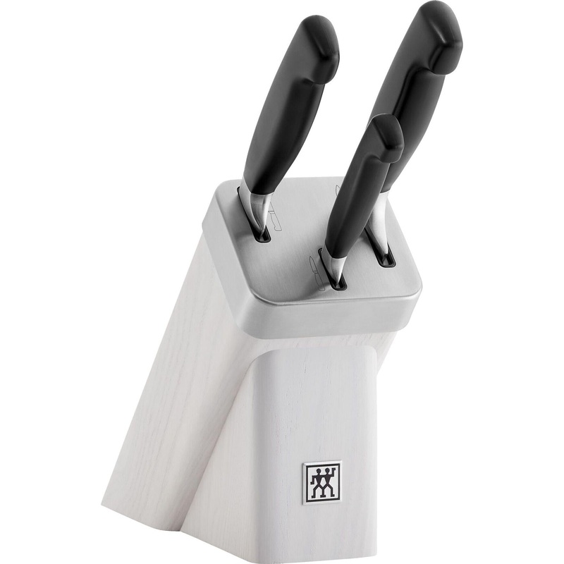 Zwilling Four Star 4-Piece Sharpening Block Knife Set 1022367