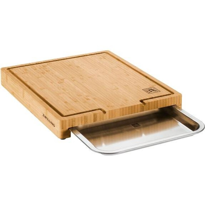 Zwilling BBQ+ Cutting Board with Tray 39cm x 39cm Bamboo 1026185