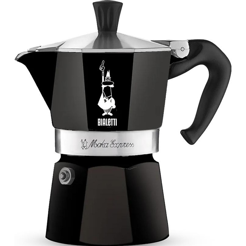 Bialetti Moka Express Black - 3 Cup 18401