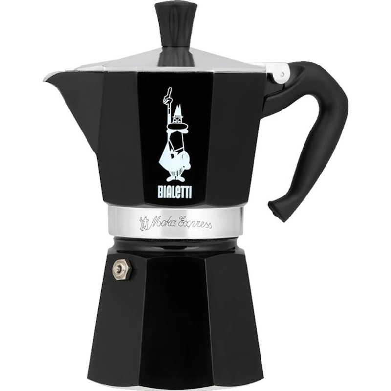 Bialetti Moka Express Black - 6 Cup 18418