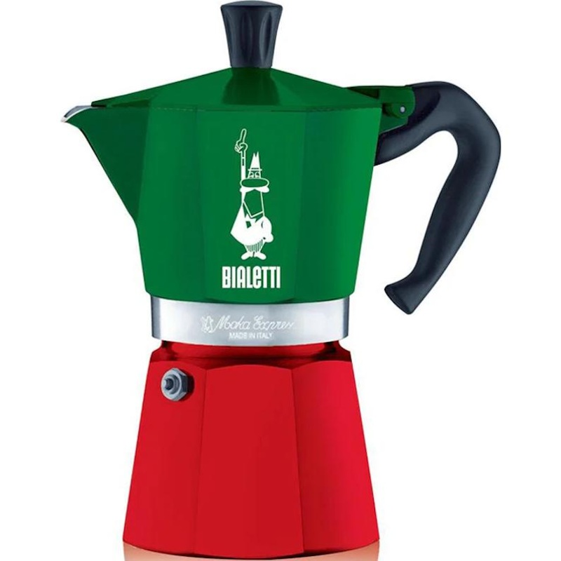 Bialetti Moka Express Tricolor - 6 Cup 18944