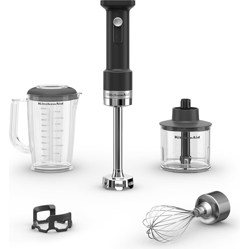 KitchenAid Go Cordless Hand Blender with Accessories KHBRV05BM