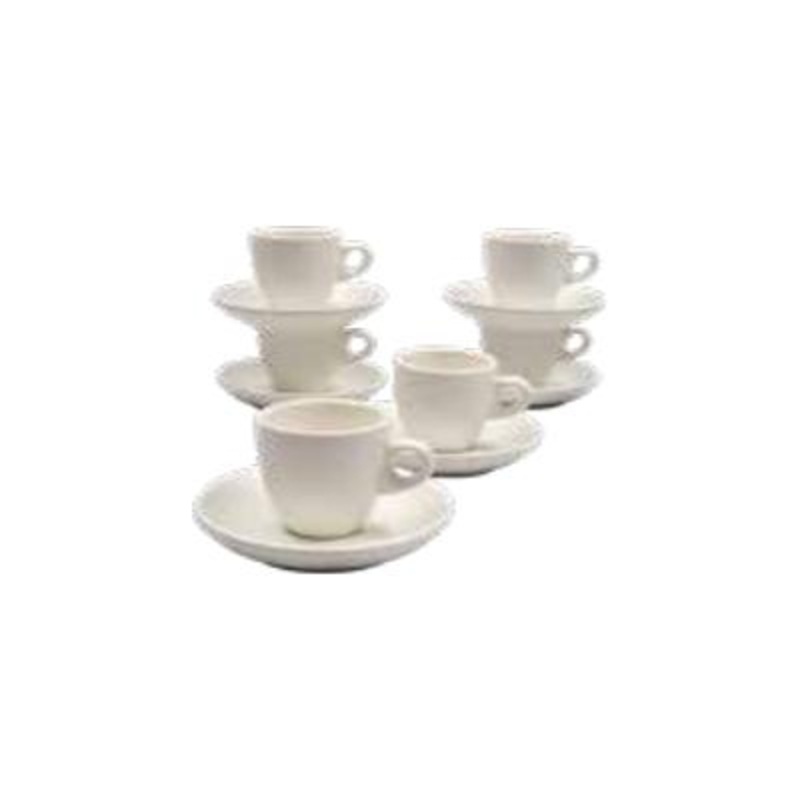 Sara Moka 6-Piece Opaca Espresso Cup Set 4KC4PE