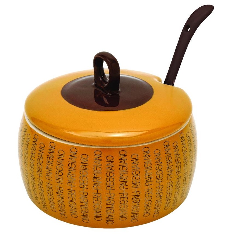 Catering Line 10oz Parmigiano Cheese Bowl with Spoon Z10375