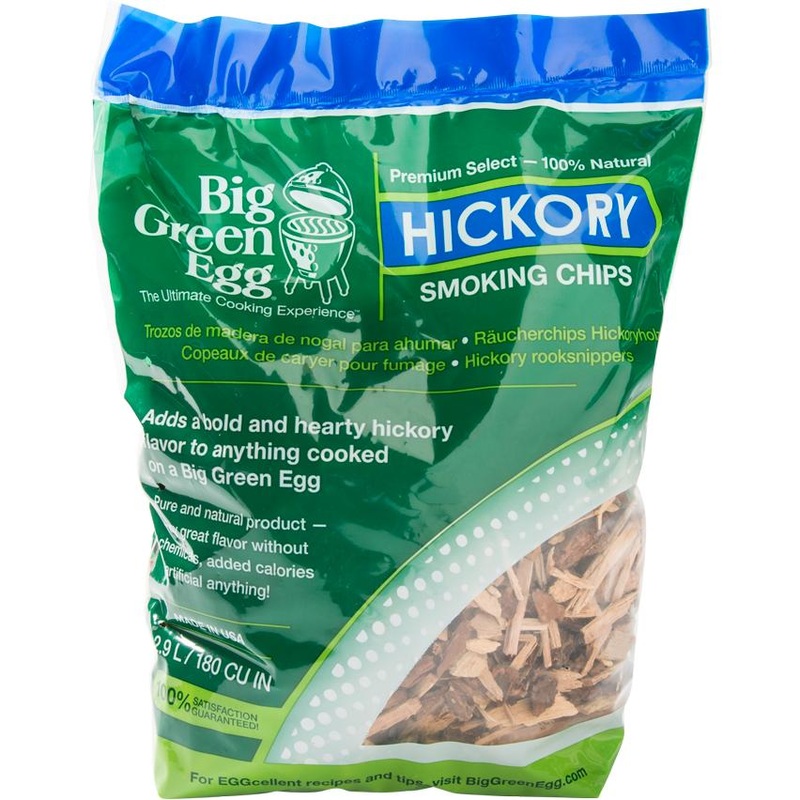 Big Green Egg Hickory Smoking Wood Chips 113986