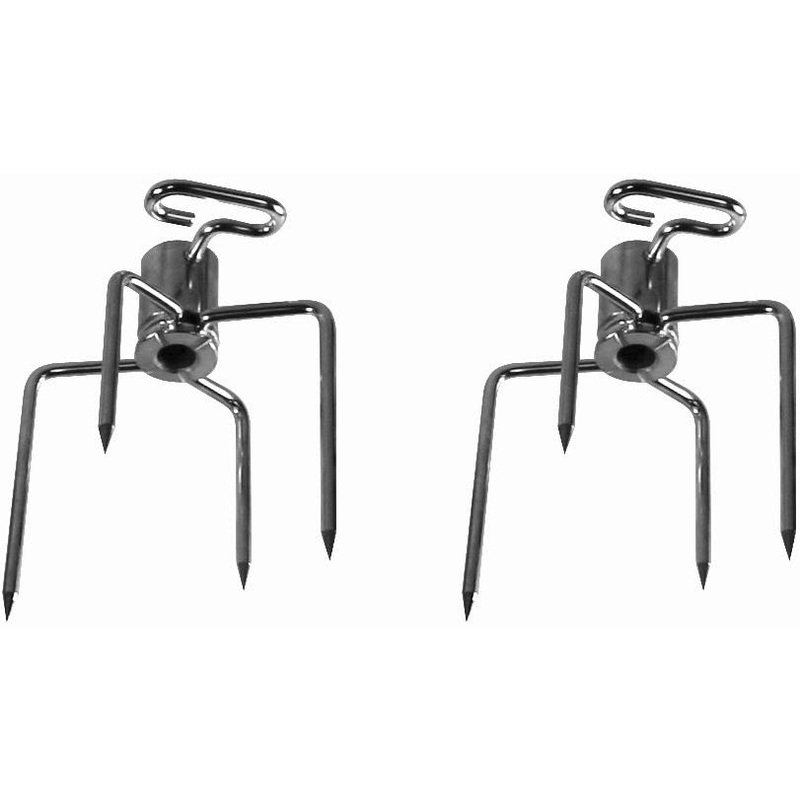 Broil King Stainless Steel Meat Rotisserie Forks - Set of 2 50502