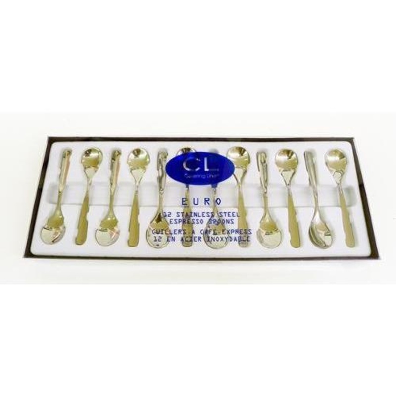 Catering Line 12-Piece 10cm Euro Espresso Spoon Set 6935/08