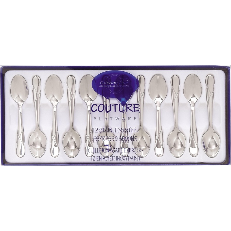 Catering Line 12-Piece Couture Espresso Spoon Set 6900/07