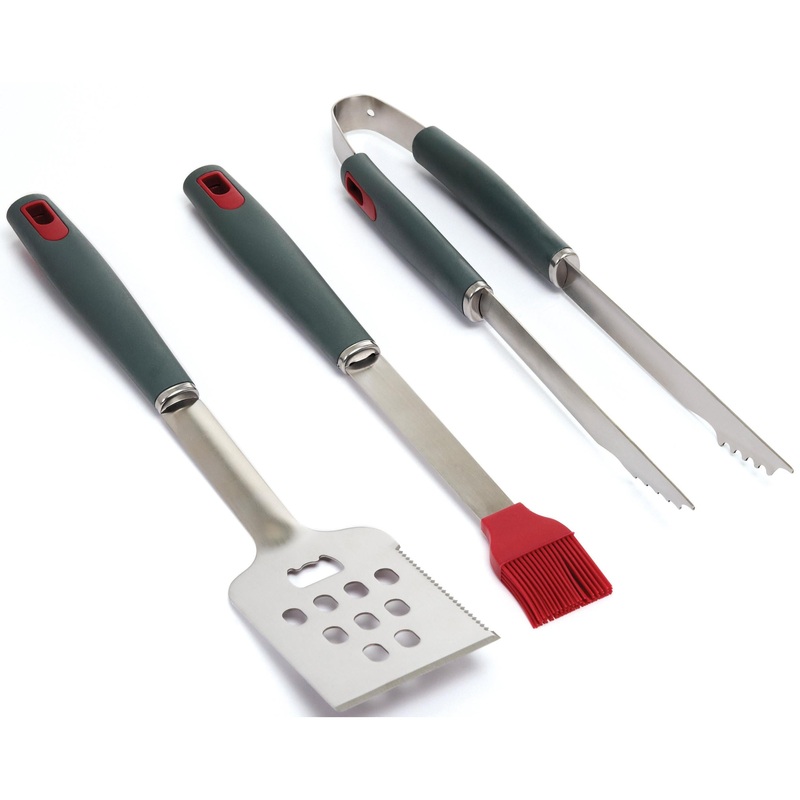 Grill Pro 3-Piece Resin Handle Tool Set 40025
