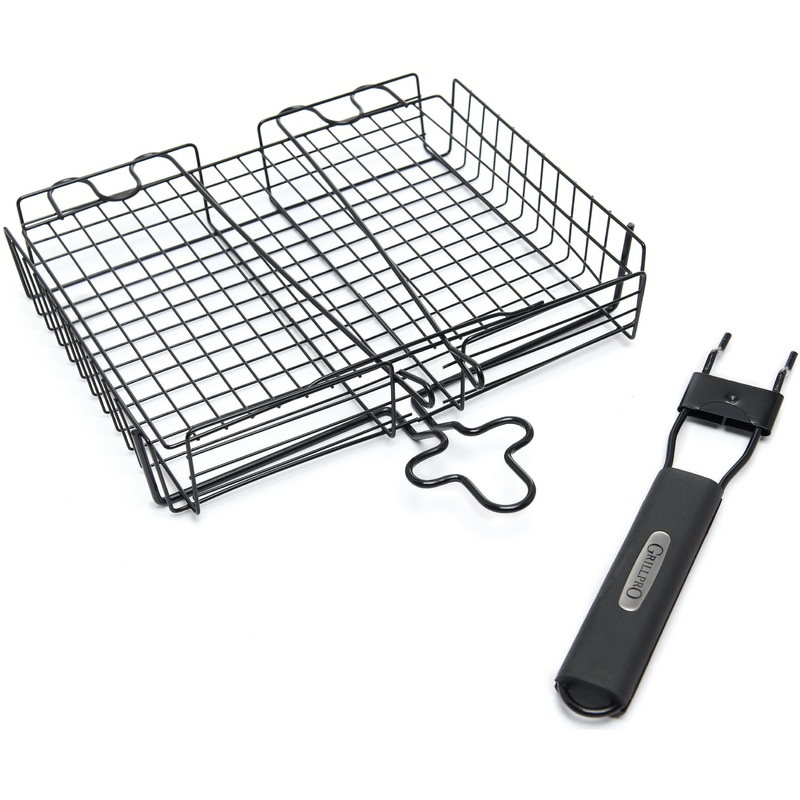 Grill Pro Deluxe Broiler Basket 24876