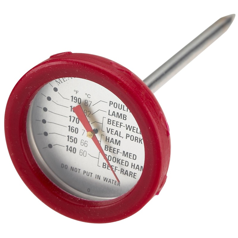 Grill Pro Stainless Steel Thermometer with Bezel 11391