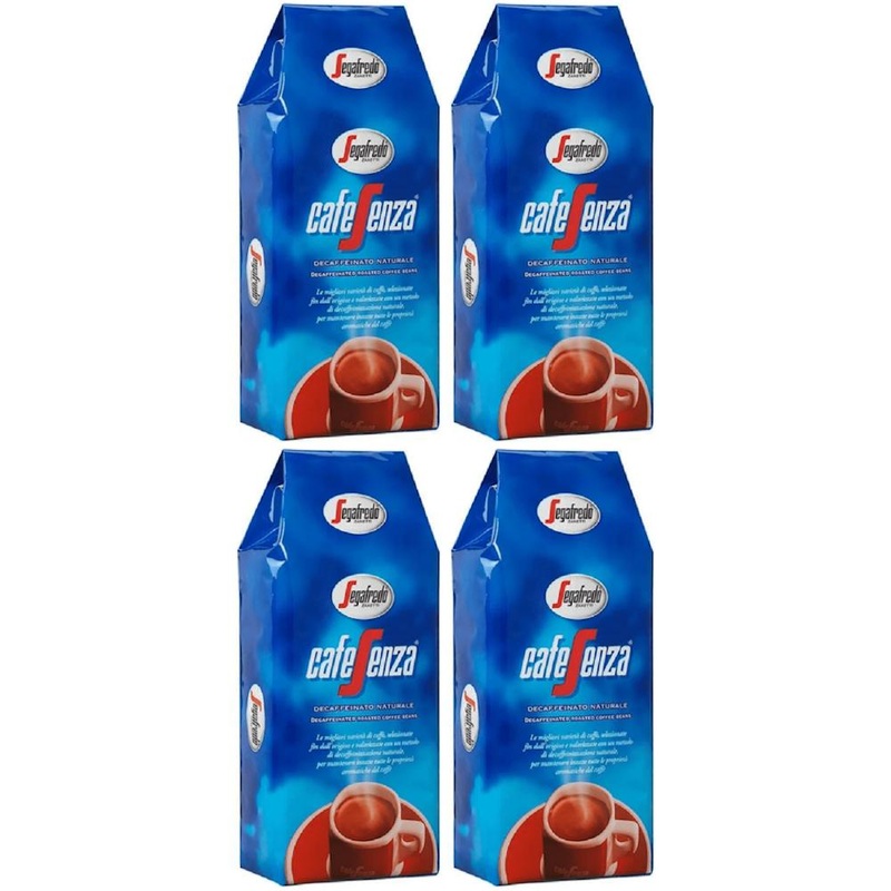 Segafredo 1kg Cafesenza Decaffeinated Coffee Beans - 4 Pack S01340CASE