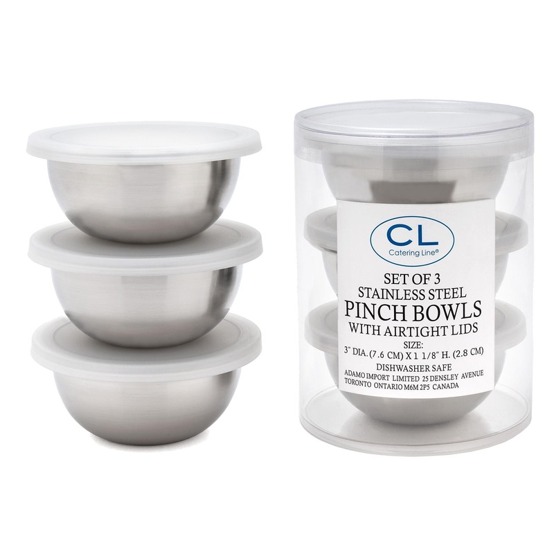 Catering Line Avant-Garde 3-Piece Pinch Bowls 31180